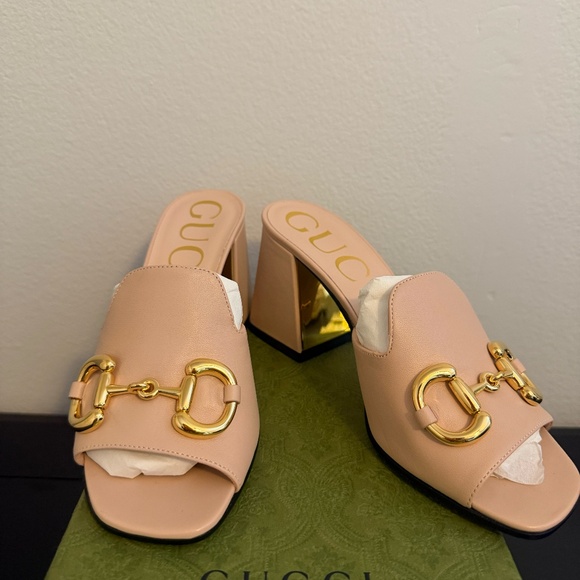 GUCCI NAPPA CHARLOTTE MULES SZ36 - Picture 2 of 3